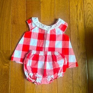 Checkered two piece